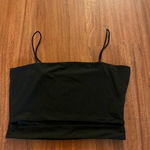Black Women's Spaghetti Strap Top